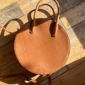 Matt & Nat Stella Small Vintage Vegan Leather Crossbody Chili (Rust) Color